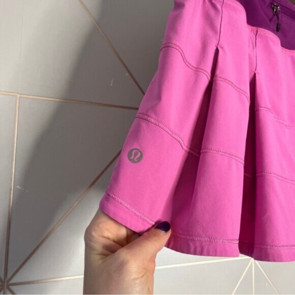 Lululemon Pace Rival Skirt Skort II Pink Paradise Regal Plum - Picture 5 of 8